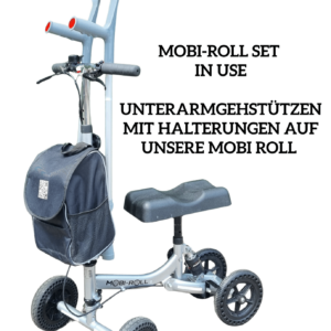 Quad Mobi-Roll Set Unterarmgehstützen – Mieten
